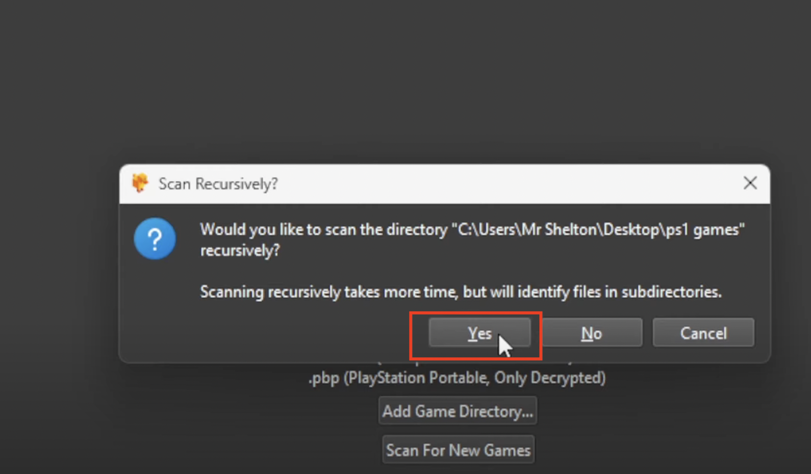 Scan Bios Files and Games